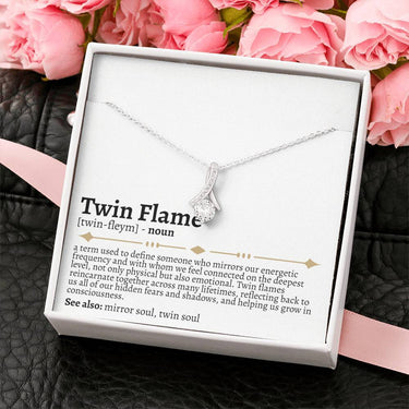 Twin Flame Definition Alluring Beauty Necklace - Love You This Much